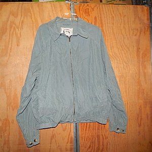 #1507, A3 Aberdeen Collection Mens Sz XXL Olive Green Bomber Jacket Cotton Blend